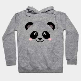 Cute panda face Hoodie